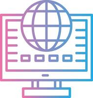 Global Tech Styled Form vector