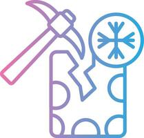 Ice Breaker Modern Interface Badge vector