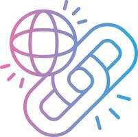 Link Web Style Graphic vector
