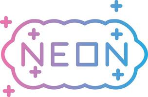 Neon Monochrome Line Graphic vector