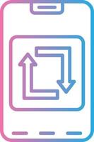 Repost Monotone Sketch Design vector