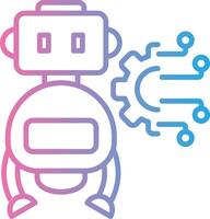 Robot Custom Line Element vector
