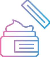 Skin Care Custom Line Element vector