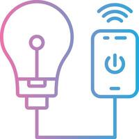 Smart Light Handcrafted UI Symbol vector