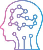 Artificial Intelligence Clean Sketch Form vector