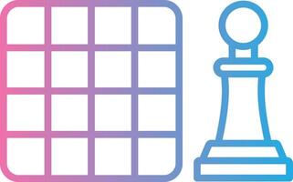 Chess Board Wireframe App Design vector