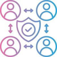 Cooperation User Interface Mark vector