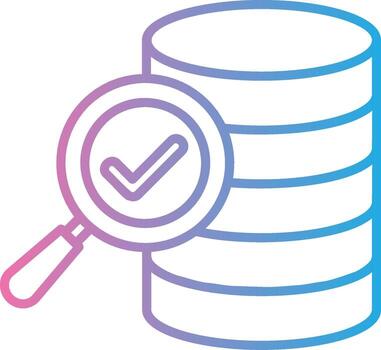 Database Management Shadowed Flat Design vector