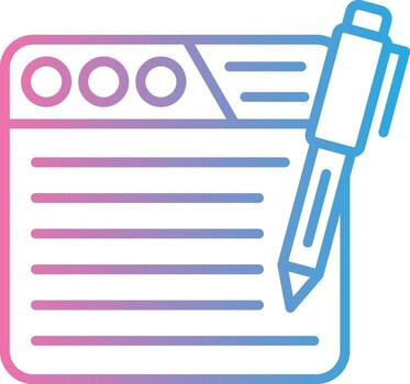 digital firma codificado ui símbolo vector