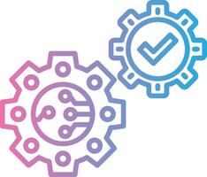 Gear Web Based Design Element vector