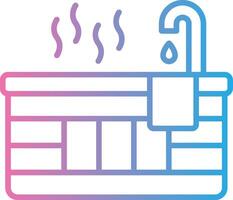 Jacuzzi Futuristic UI Mark vector