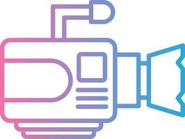 videocam Iconic Line Form vector