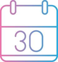 30 Days Bold App Graphic vector