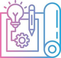 Blueprint App Focused Design vector