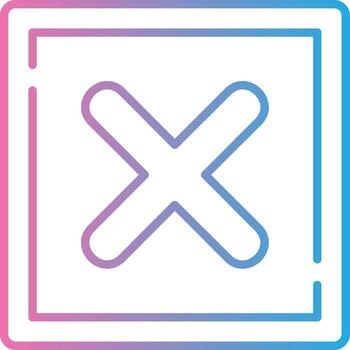 Cancel Clean Frame Object vector