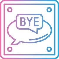 Bye Clean Digital Design vector