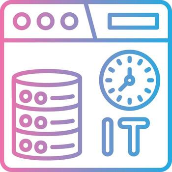 Cache Modern Color Symbol vector