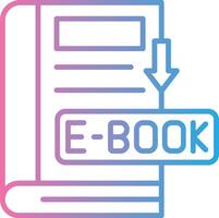 Ebook Digital Outline Piece vector