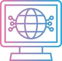 Globe Flat UI Form vector