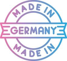 Made In Germany Custom Line Element vector