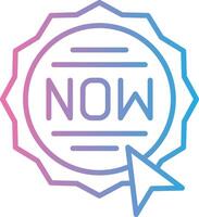 Now User Interface Mark vector