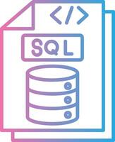 Sql Minimal UI Element vector