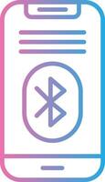 Bluetooth Web Based Design Element vector