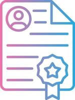 Certification User Interface Mark vector