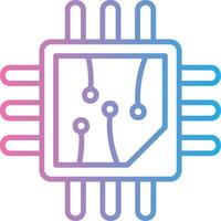 Cpu Flat Symbol vector