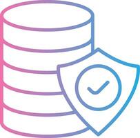 Data Security Geometric App Mark vector
