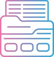 Folder Creative Grid Symbol vector