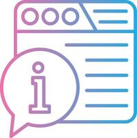 Information UX Focused Shape vector