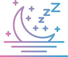 Moon Minimal UI Element vector