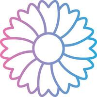 Peony Modern Interface Badge vector