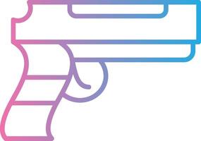 Trigger Outlined Line Artwork vector