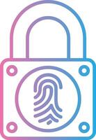 Smart Lock Interactive UI Design vector