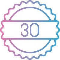 30 Days Geometric App Mark vector