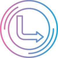 Arrow Modern Tech Object vector