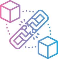 Blockchain Digital Tech Element vector