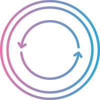 Circular Arrow Responsive App Shape vector