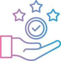 Completed Task Vivid App Element vector