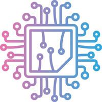 Digital Color Enhanced Graphic vector
