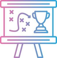 Game Plan Interface Line Graphic vector