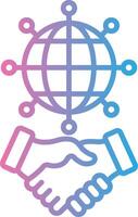 Global Business App Graphic vector
