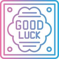 Good Luck Modern Color Symbol vector