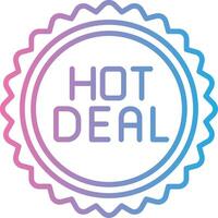 Hot Deal App Focused Design vector