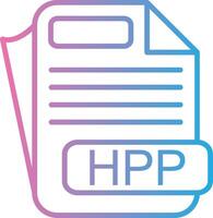 HPP Sleek Visual Mark vector