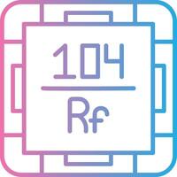 Rutherfordium Color Enhanced Graphic vector