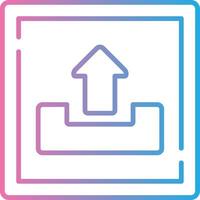 Arrow Up Creative Sketch Element vector