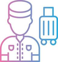 Bellboy Compact Web Symbol vector